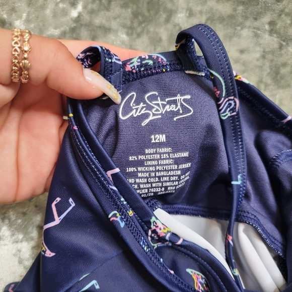 City Streets Flamingo 2 Piece Swimsuit - Picture 5 of 5
